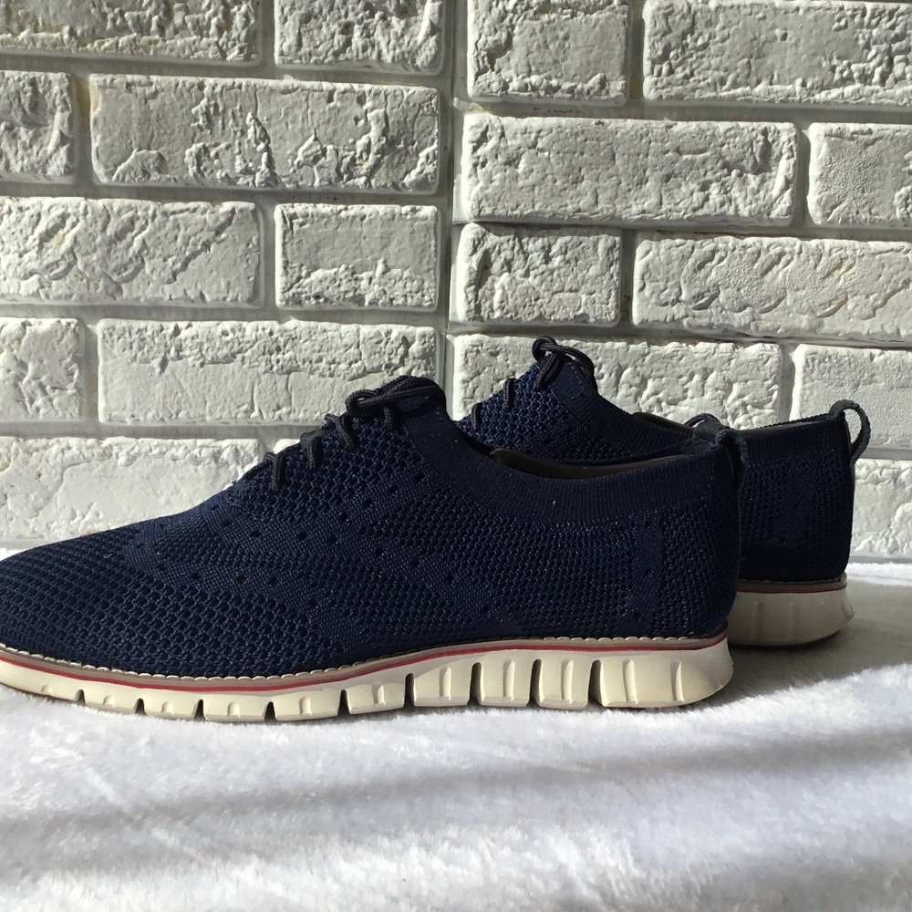 Looks Mens Mesh Sneakers wingtip Oxford Lightweight Walking Sz 9”
